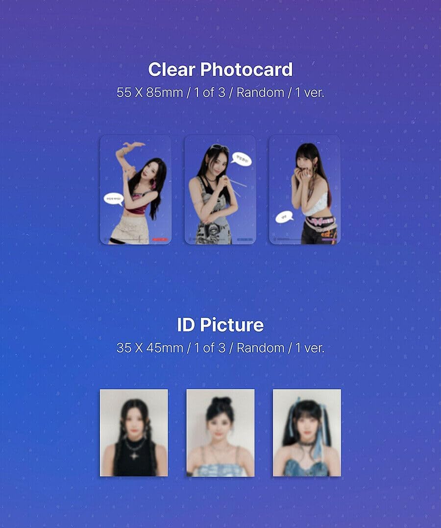 ODD EYE CIRCLE Version Up 1st Mini Album CD+Folded poster on pack+Booklet+Special obejkt+Sticker+Clear photocard+ID picture+Tracking Sealed OEC (Kim Lip Version)