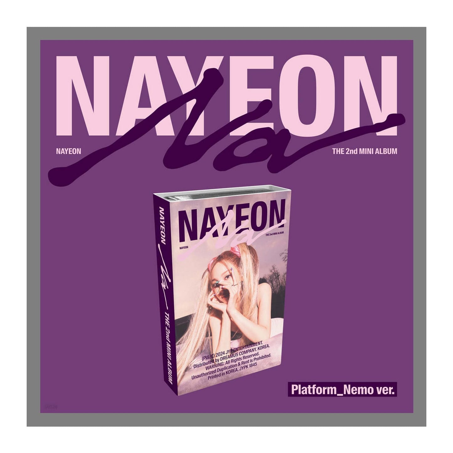 Na - Nayeon (Twice) 2nd Mini Album Full Set (A+B+C+Digipack+Nemo)