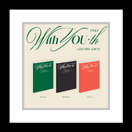 DREAMUS Twice with You-th 13th Mini Album Standard Version CD+Letter Poster+Photobook+Photocard+3Cut Photo+Film photocard+Sticker+Tracking Sealed TWC (Forever Version)
