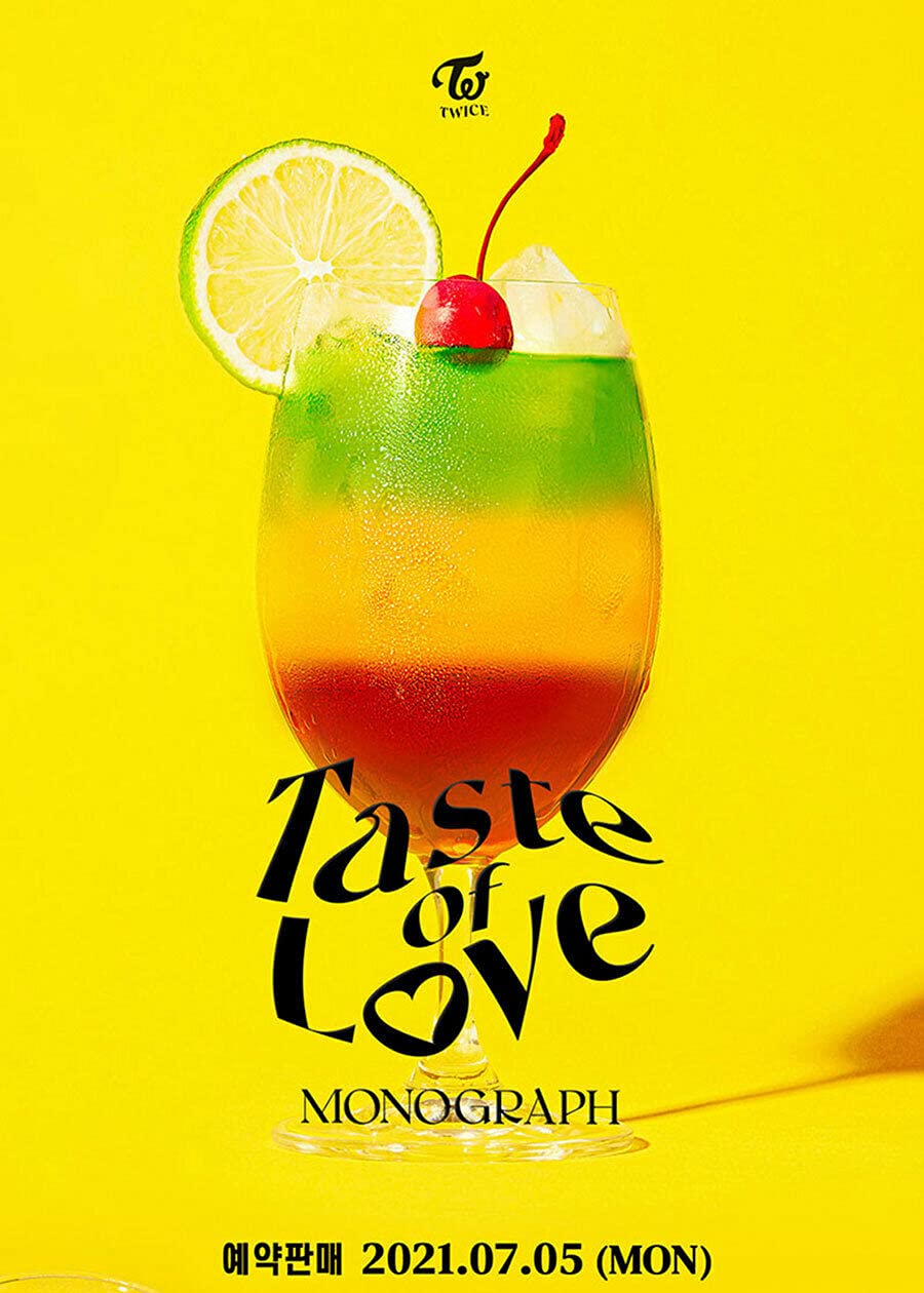TWICE [ TASTE OF LOVE ] MONOGRAPH. 150p Photo Book+9ea Photo Card K-POP SEALED+TRACKING CODE