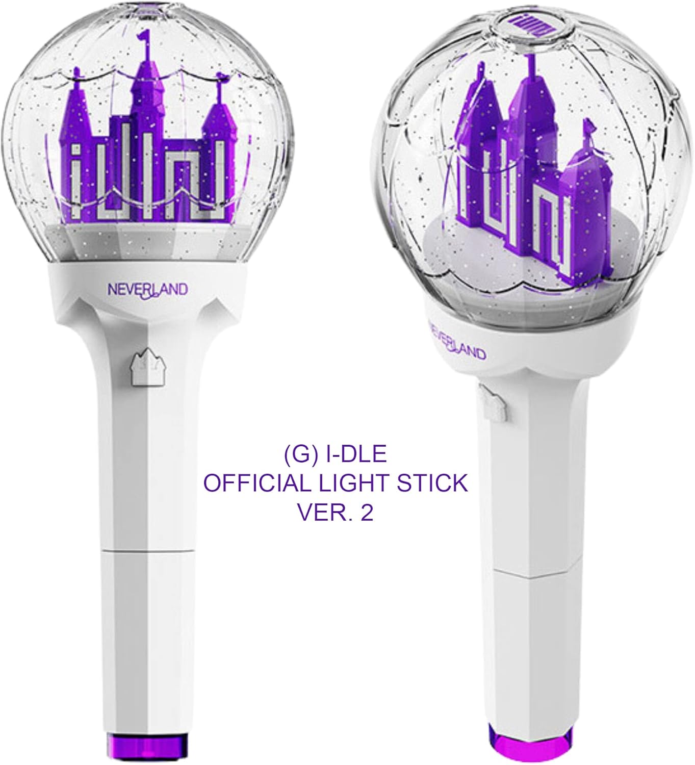 (G) I-DLE Official Lightstick Ver.2 + Seller's Photocards Set – Exclusive K-Pop Merchandise