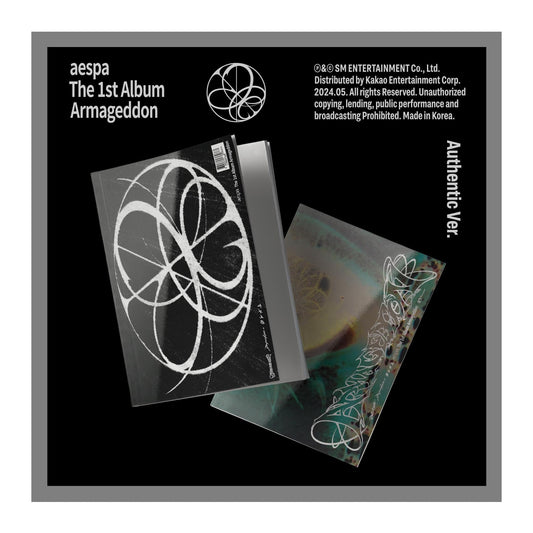 aespa Armageddon 1st Album Contents+Tracking Sealed (Zine Version)