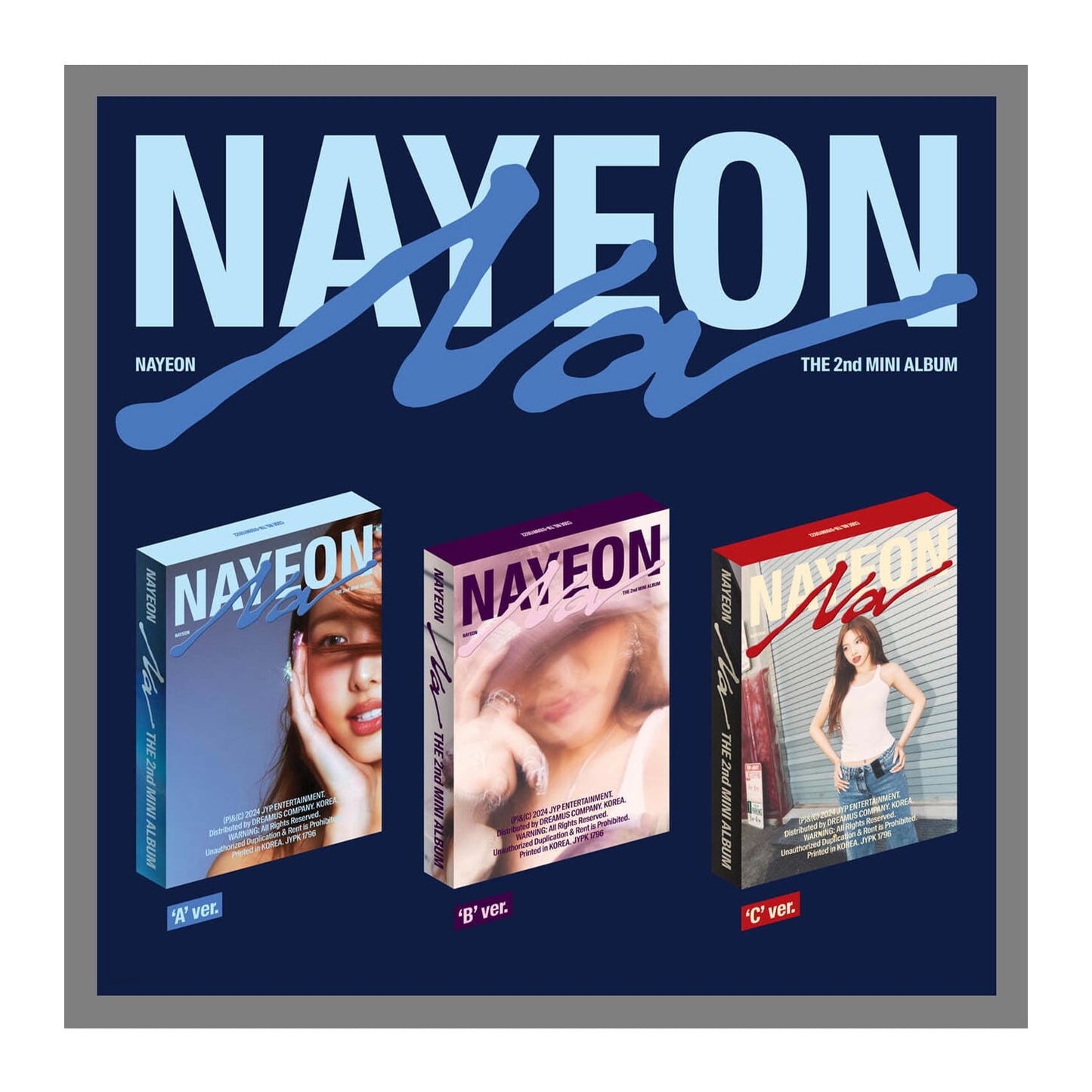 Na - Nayeon (Twice) 2nd Mini Album Full Set (A+B+C+Digipack+Nemo)