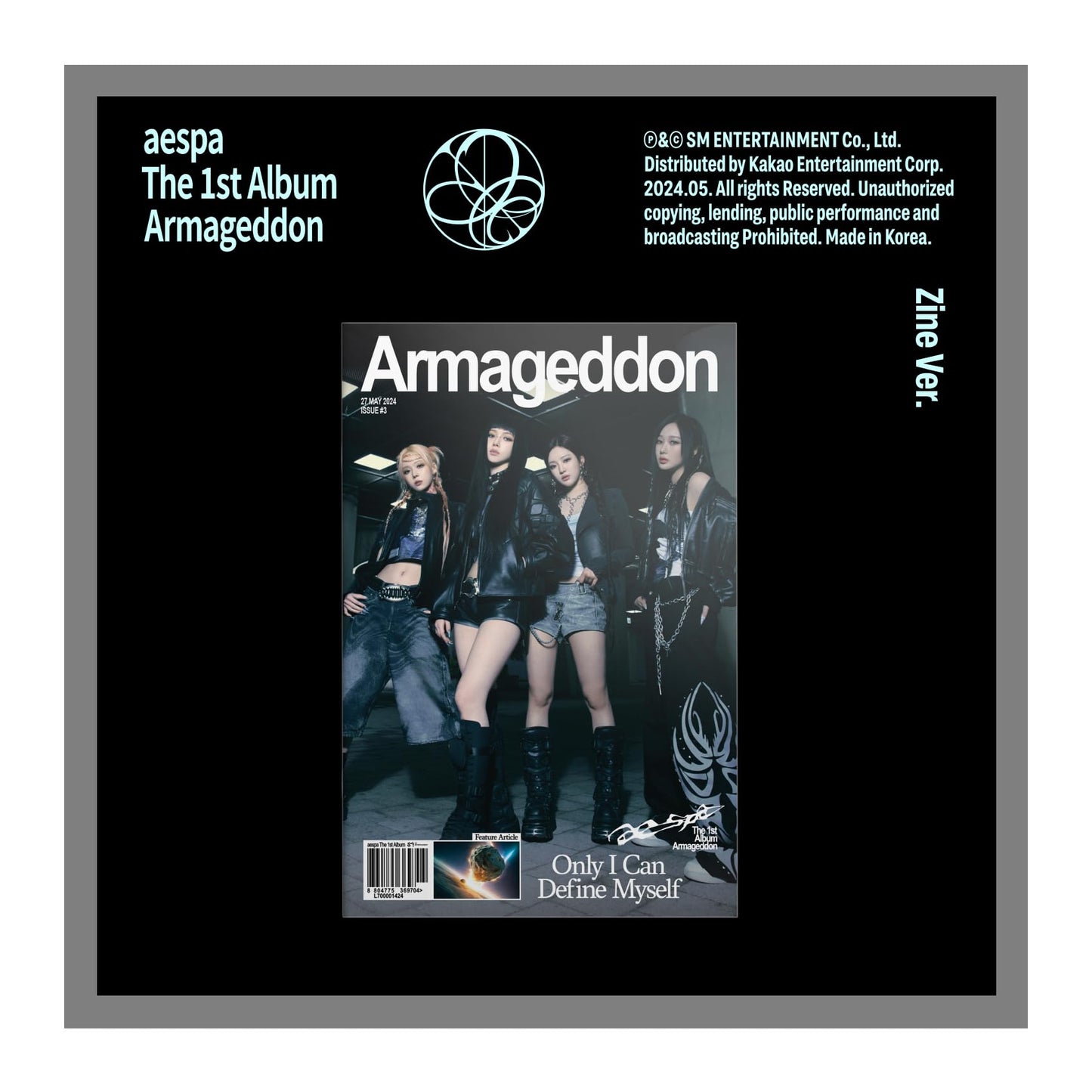 aespa Armageddon 1st Album Contents+Tracking Sealed (Zine Version)