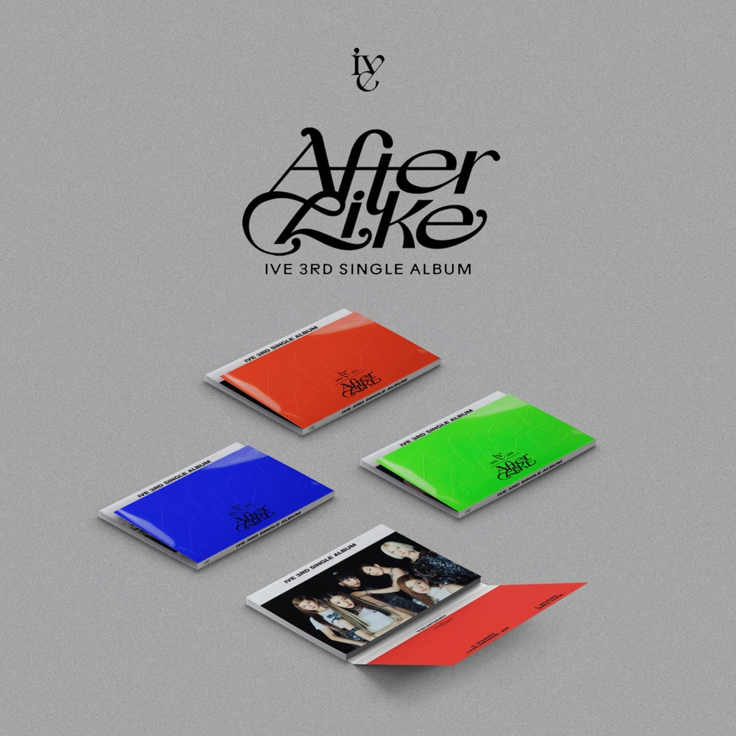 IVE - 3rd Single Album [After Like] (Photobook Ver - Ver.2) Photo Book + CD-R + Photocard + Post Card + Circle Card + Folded Poster + 2 Pin Button Badges + 4 Extra Cards