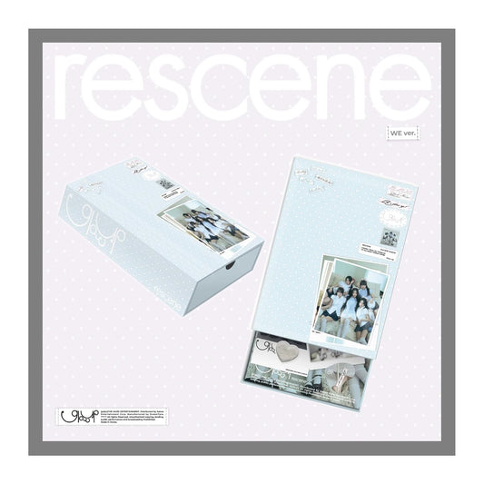 RESCENE Glow Up 2nd Mini Album WE Version 72p PhotoBook+1p PhotoCard+1p Double Sided PhotoCard+1p Unit Card+1p Mini Poster+1ea Ornament+1p Polaroid+3ea Sticker+1ea Care Tag+Tracking Sealed
