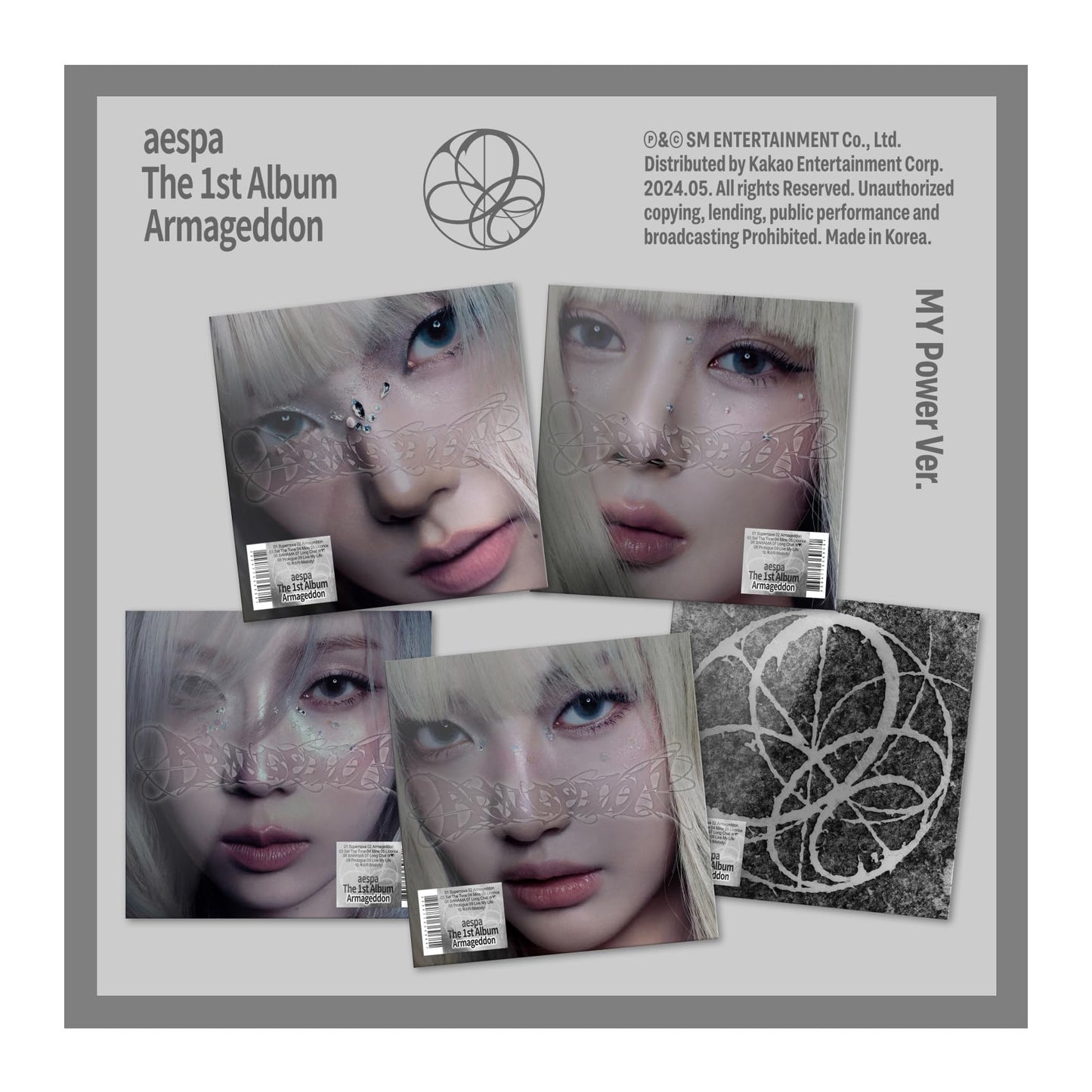 aespa Armageddon 1st Album Contents+Tracking Sealed (Zine Version)