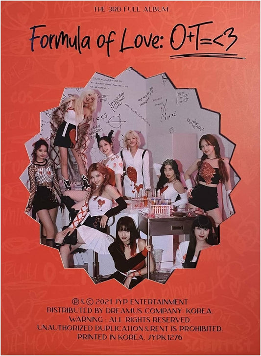 TWICE Formula of Love: O+T=<3 3rd Album Contents+Tracking Sealed (BREAK IT)