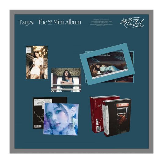 abouTZU - Tzuyu (Twice) 1st Mini Album Full Set: Run + Fly + Heaven + Digipack + Nemo (No Vinyl)