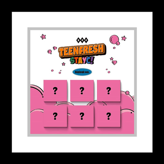 STAYC TEENFRESH 3rd Mini Album Digipack 6 Version SET CD+12p PhotoBook+2p PhotoCard+Tracking Sealed