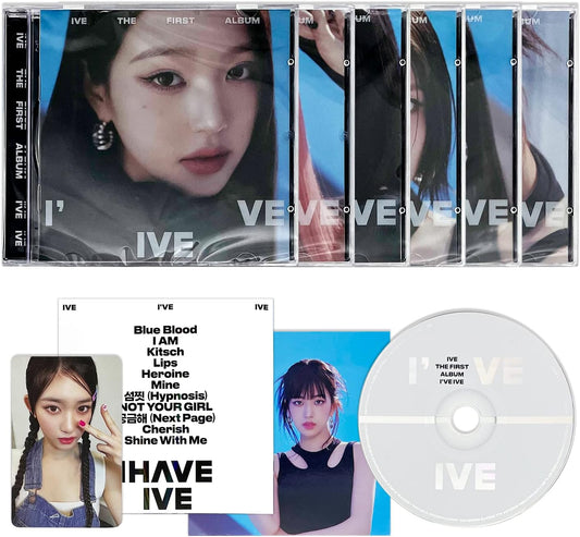 IVE - 1ST Album [I've IVE] (Jewel Ver. Limited Edition - Random ver.) Photo Book + CD-R + Photocard + Mini Folded Poster + 2 Pin Button Badges + 4 Extra Photocards