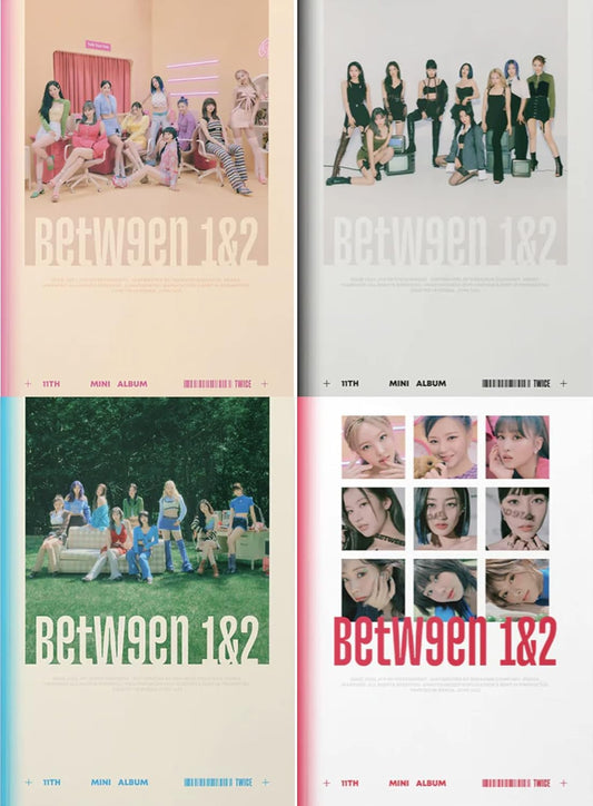 TWICE - BETWEEN 1&2 (Full Set Album incl. Album, PreOrder Benefit, Extra Photocards)