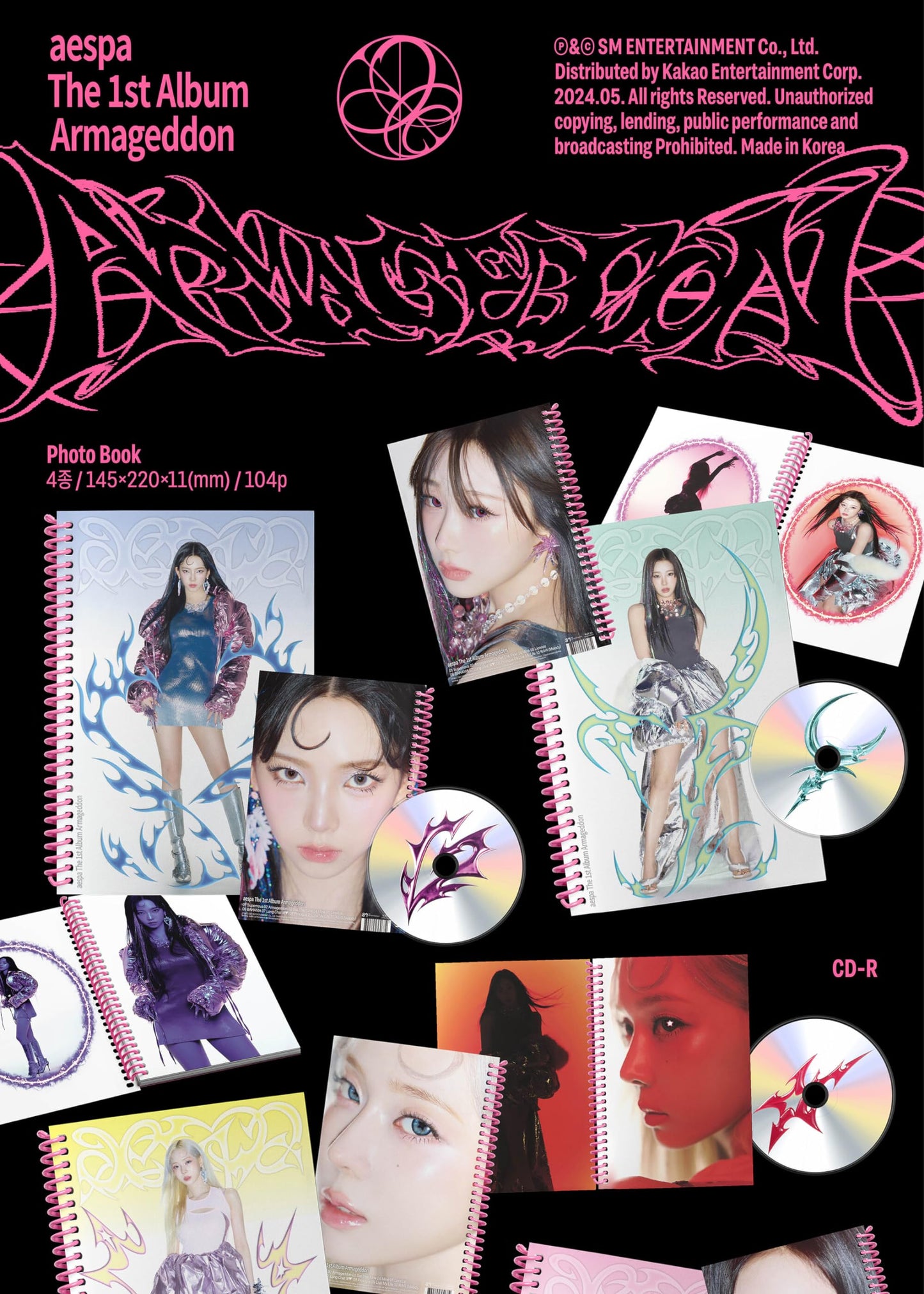 aespa Armageddon 1st Album Contents+Tracking Sealed (Zine Version)