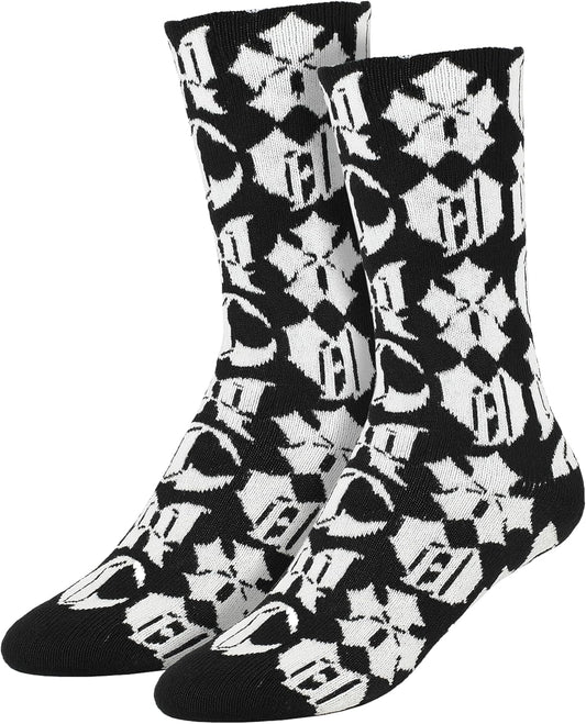 Aespa Official Licensed Merch Dirty Work Icons Crew Socks