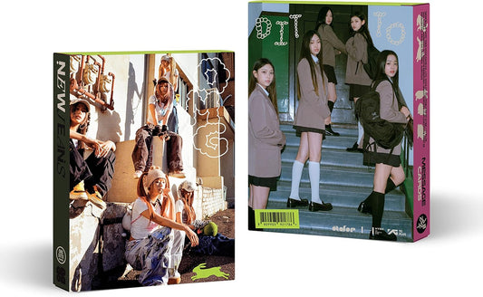 NewJeans OMG 1st Singile Album Message Card Version CD+Photobook+Message Card+Lyrics book+Photocard+Sticker+Tracking (MINJI Version)