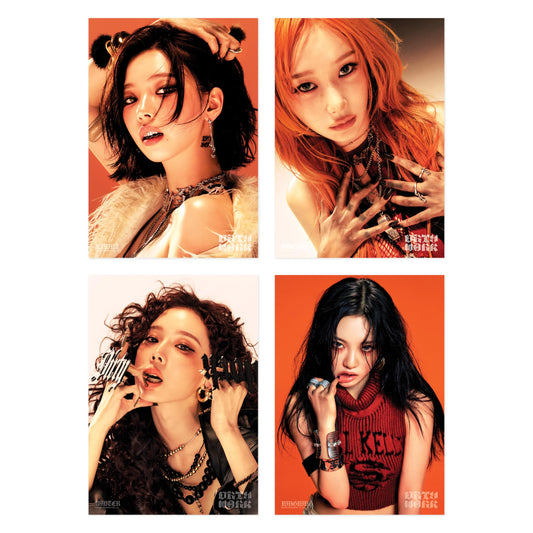 aespa Official Merch Dirty Work A4 Photo