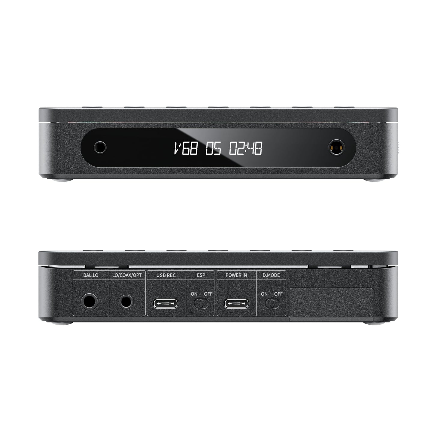 FiiO DM13 Multifunctional Portable Stereo CD Player with Long-Lasting Battery, Supports USB Ripping, Optical/coaxial/3.5mm/4.4mm outputs (Transparent Bluetooth)