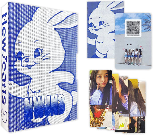 NewJeans - 1st EP [New Jeans] (Weverse Albums) Out Box + Lyrics + Photocards + QR Card + 3 Extra Photocards