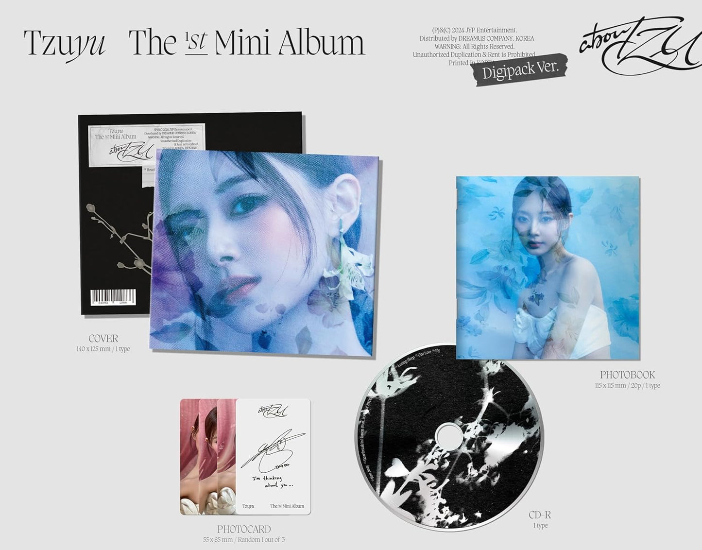 abouTZU - Tzuyu (Twice) Tzuyu 'Digipack' Korean version