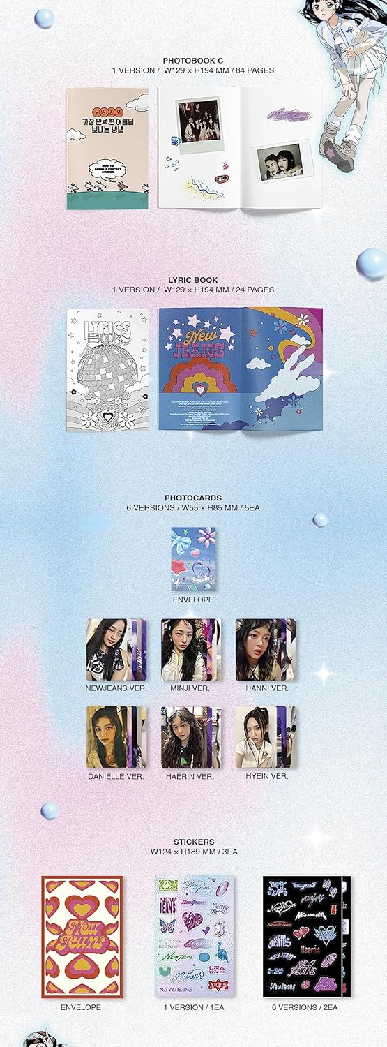 NewJeans - 2nd EP Get Up [Bunny Beach Bag ver.] Album (DANIELLE ver.)