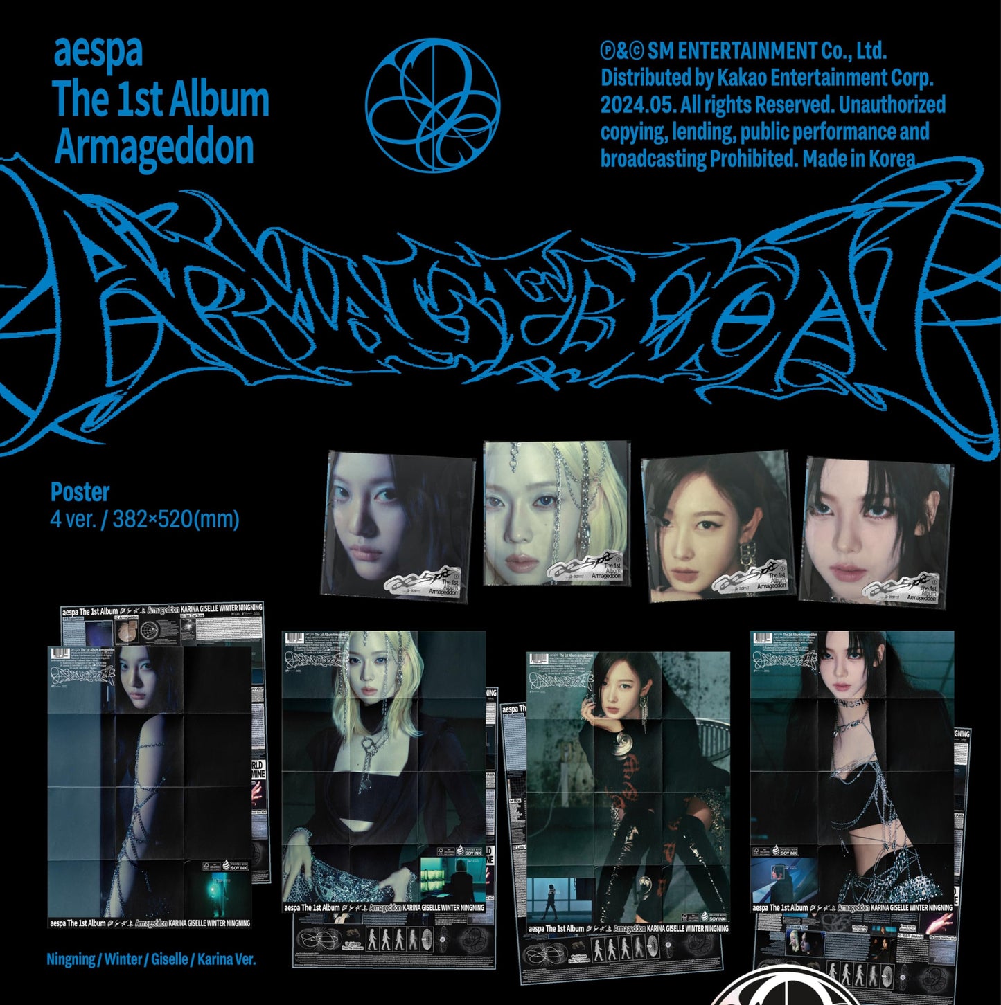 aespa Armageddon 1st Album Contents+Tracking Sealed (Zine Version)