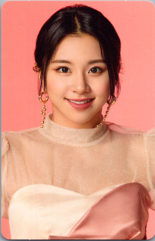 Official Chaeyoung Twice "&Twice' Repackage Album Exclusive Photocard