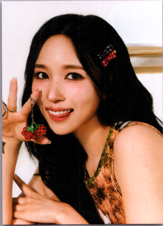 Official Mina Twice Season's Greetings 2025 fanplee Calendar POB Photocard