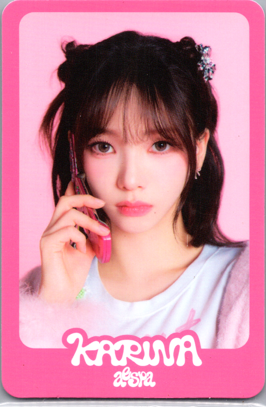 Official Karina Aespa week Pop-Up Photocard