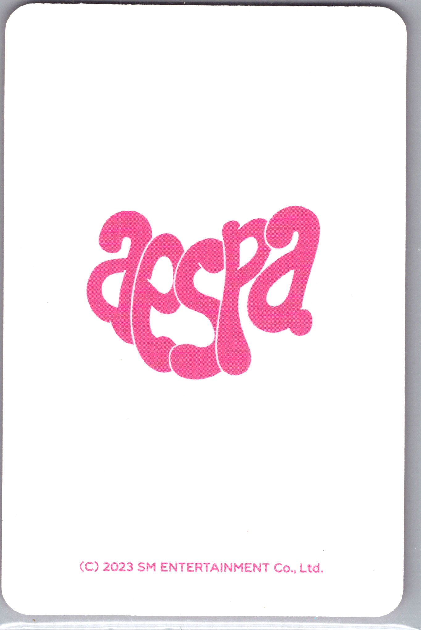Official Karina Aespa week Pop-Up Photocard