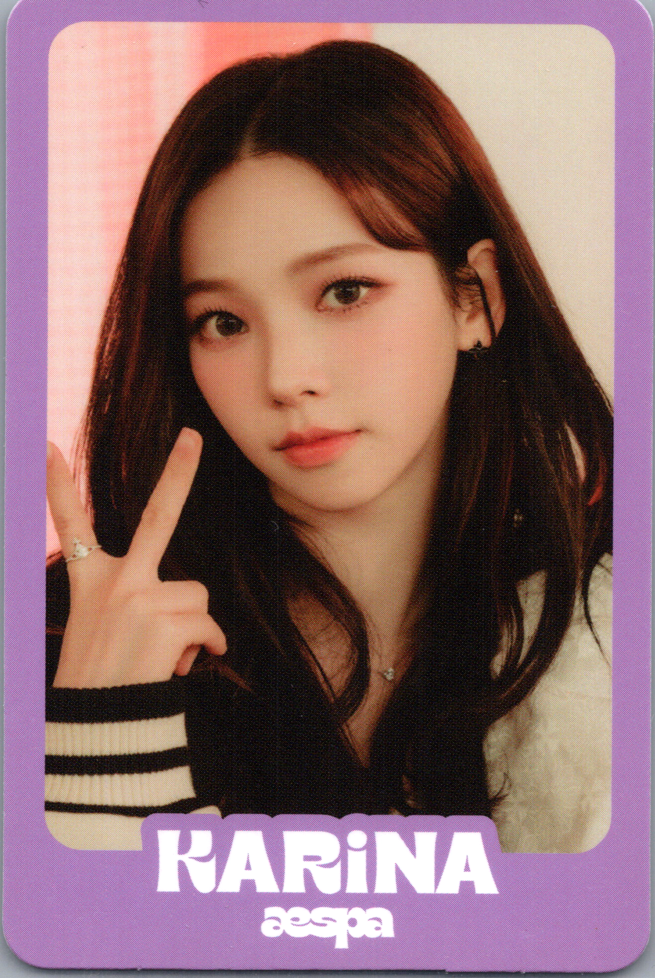 Official Karina Aespa Come to My World Photocard
